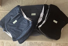 Wegreeco Washable Male Dog Belly Wrap - Pack of 6 (Black, Blue, Gray) Size L