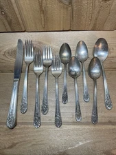 JUBILEE Wm Rogers MFG Co International Silverplated Flatware 1953 Lot Of 10