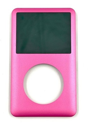 iPod classic 60GB ピンク透明フロントマスク交換　バッテリー元気 Pink Face Plate For Apple iPod Classic 6th 7th Gen Front 80GB