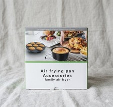 Air Fryer Set Air Fryer Accessory Kit Double Grill Rack Pizza Pan 10% off today