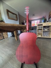 Tanglewood Guitar Crossroads Series TWCR O TR Full Size Acoustic, Red Finish