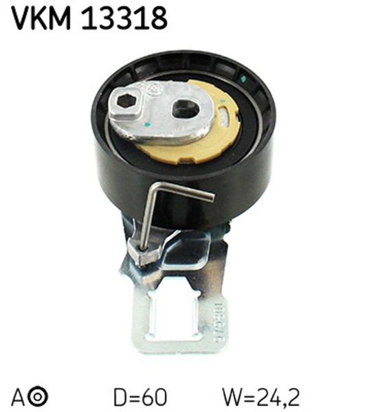 Spannrolle Zahnriemen SKF VKM 13318 FüR Opel Spacetourer Ford DS Peugeot Fiesta-image
