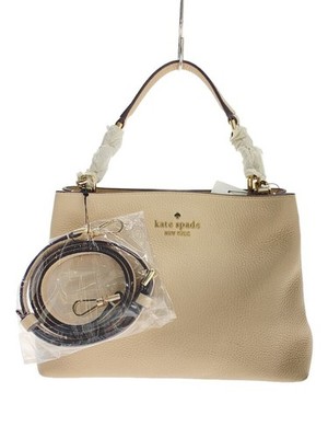 Kate Spade New York Handbag Leather BEG WKRU6994 from Japan | eBay