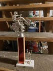 Motorcycle Trophy With Huge Motorcycle!