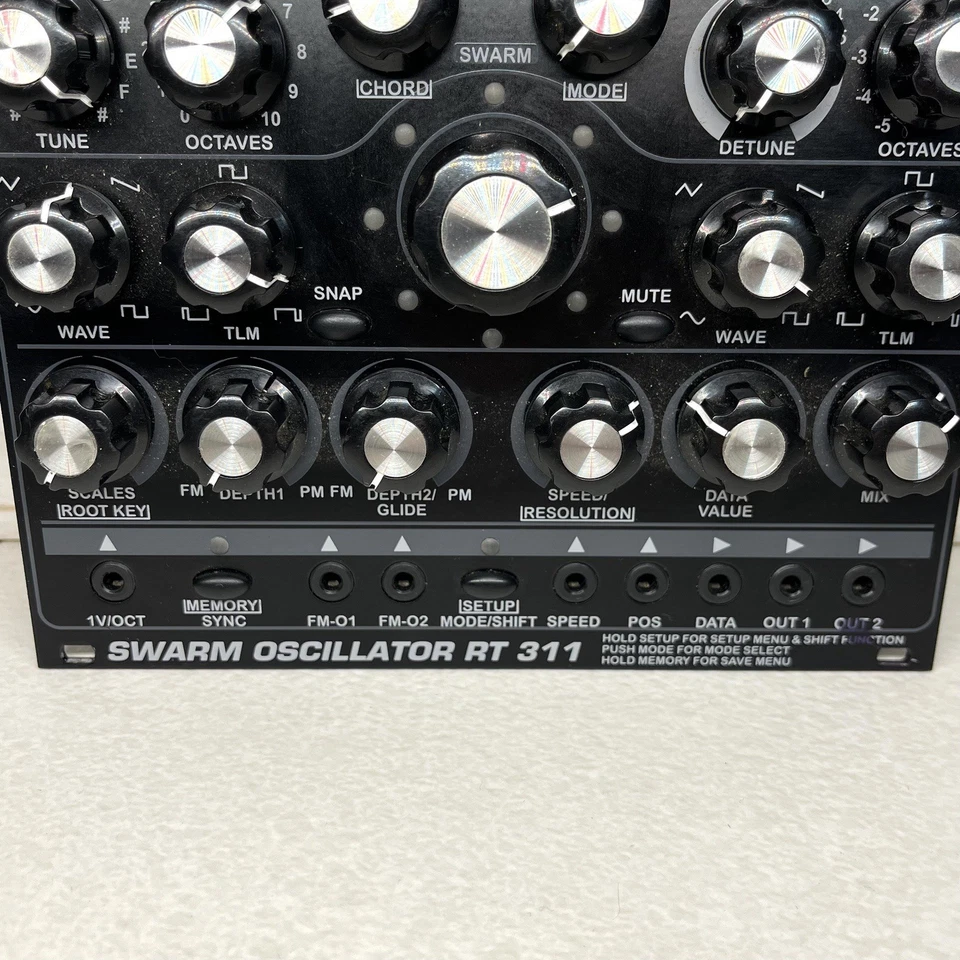 Radikal Technologies Swarm Oscillator RT 311 EURORACK UNTESTED AS IS Read - Image 4 of 4