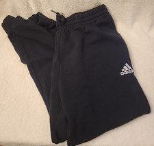 Adidas Men’s Size L Sportswear Fleece Sweatpants Black Joggers adult large