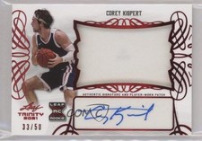 2022-23 Leaf Trinity Flashback Red 33/50 Corey Kispert #PA-CK1 Patch Auto 1u6