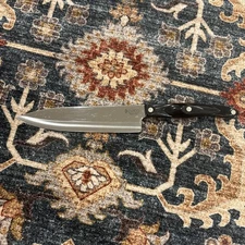 CUTCO 1728 Petite Chefs Knife 7-1/2" Blade Classic Dark Brown Handle USA