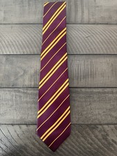ADULT HARRY POTTER COSTUME TIE COSPLAY HALLOWEEN GRYFFINDOR STRIPED