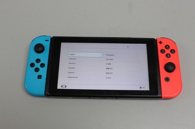 Nintendo Switch with Neon Blue and Neon Red Joy-Con (HAC-001-01) (C31036259)