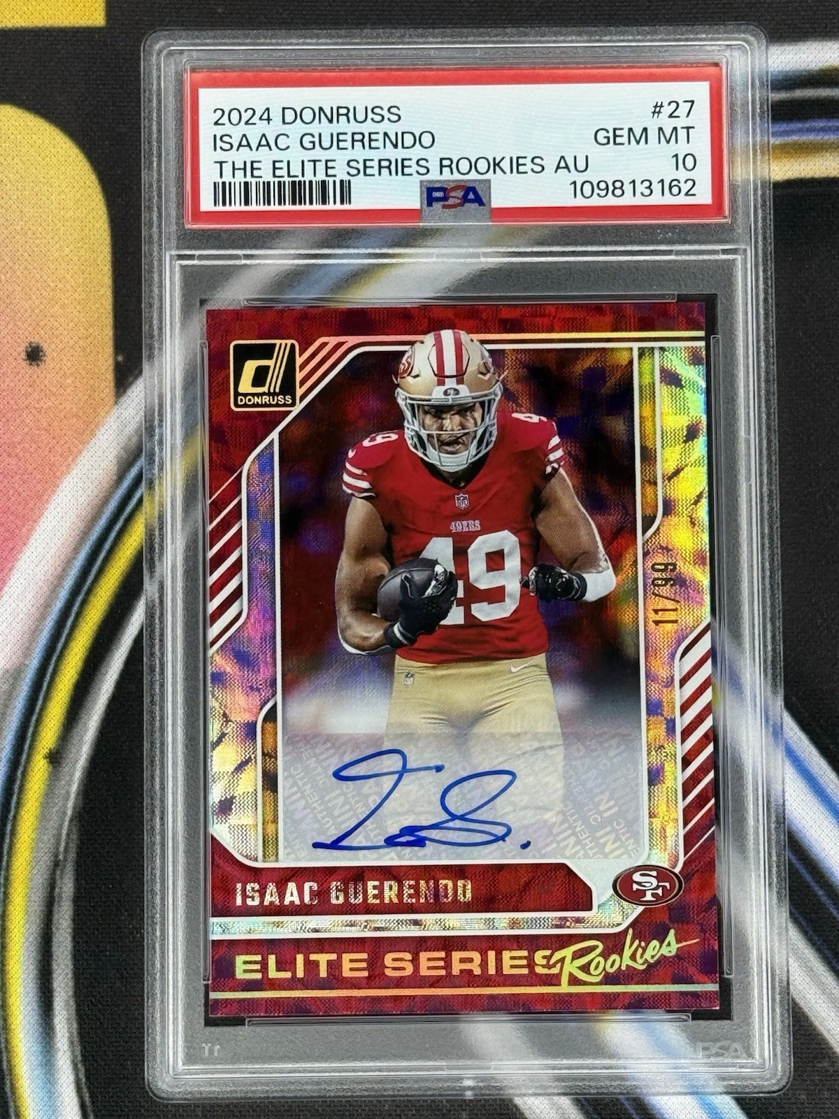 Isaac Guerendo Panini Donruss the Elite Series Rookies Autographs #27 Base