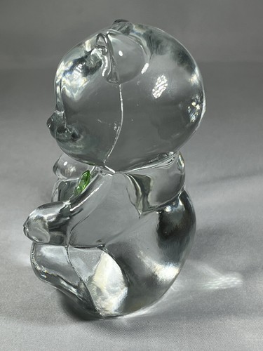 Fenton Art Glass Handmade August Birthday Bear Figurine - Picture 4 of 17