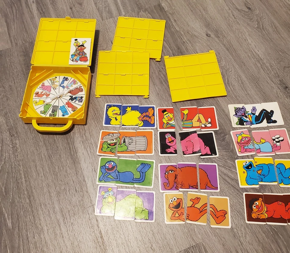 VTG 1990 Sesame Street Game MIX AND MATCH  NEW  - Image 3 of 4