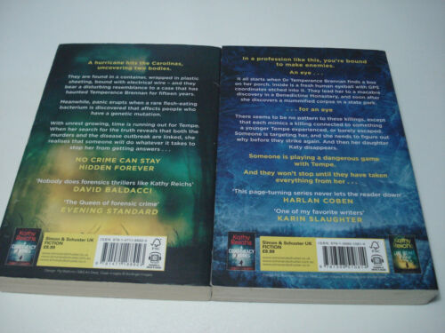 Kathy Reichs Dr Temperance Brennan series 6 x Paperback Book Bundle Free P & P - Foto 4 di 10