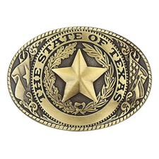 Native American Western Cowboy State of Texas Engraved Star Belt Buckle For Men