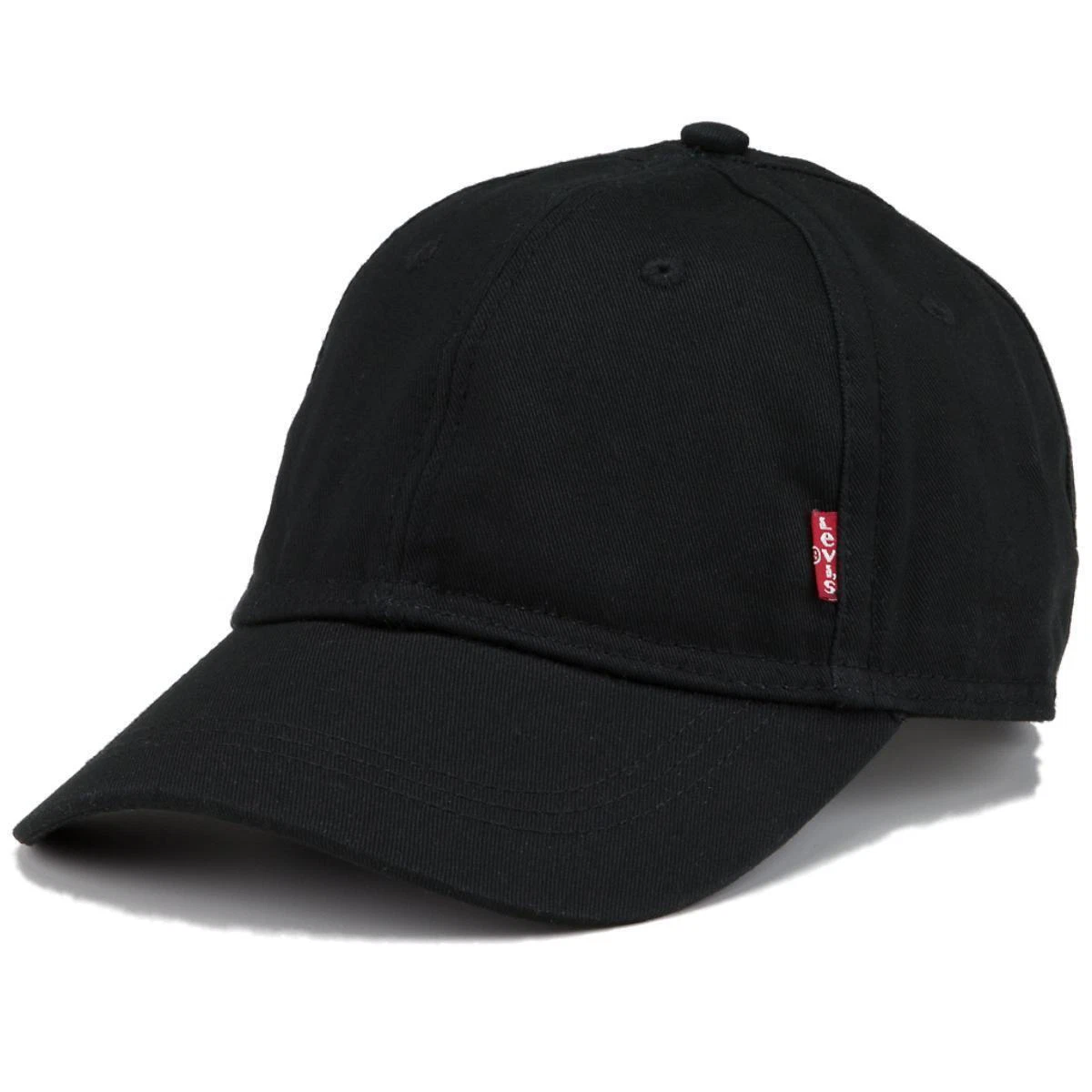 MENS LEVIS RED TAB COTTON BASEBALL CAP ADJUSTABLE AT THE BACK 219411 - BLACK