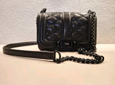 Rebecca Minkoff - LOVE PETITE - Crossbody Umhängetasche - schwarz -TOP!