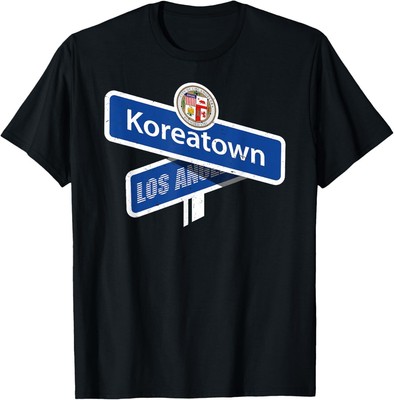 Koreatown Los Angeles Modern Street for All Ages Gift Idea T-Shirt Hoodie