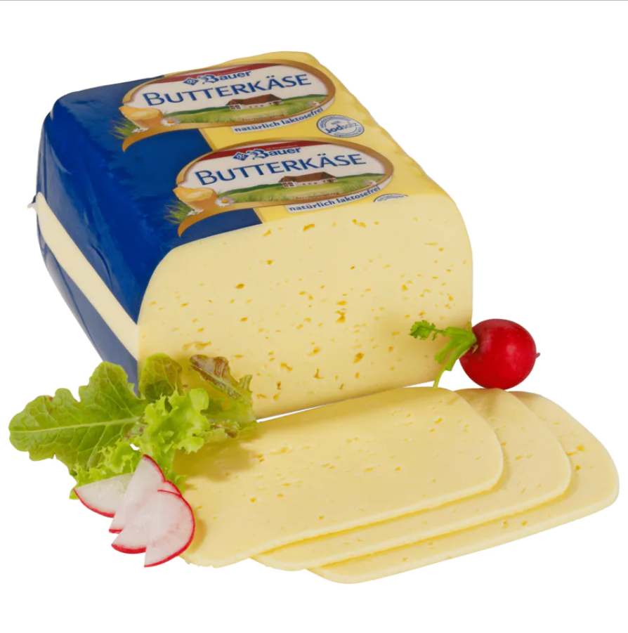 Bauer Butterkäse Cheese Imported Germany All Natural 1 lb for 15 ! US