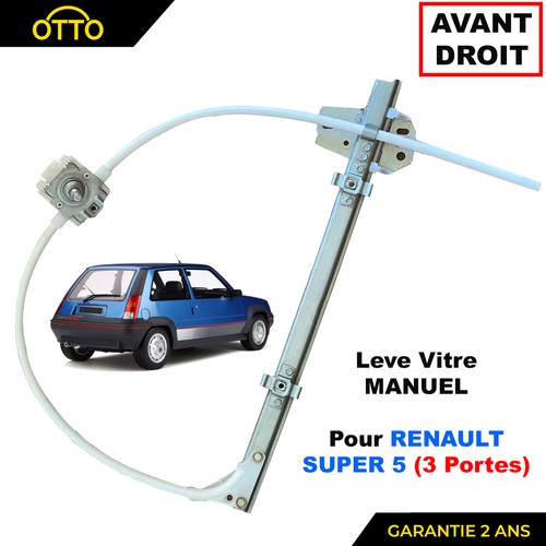 Alzacristallo Anteriore Destro per Renault Super 5 Con 3 Porte 1984 1996=027032 - Foto 1 di 7