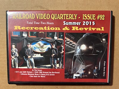 Railroad Video Quarterly Issue #92 Summer 2015 (DVD)