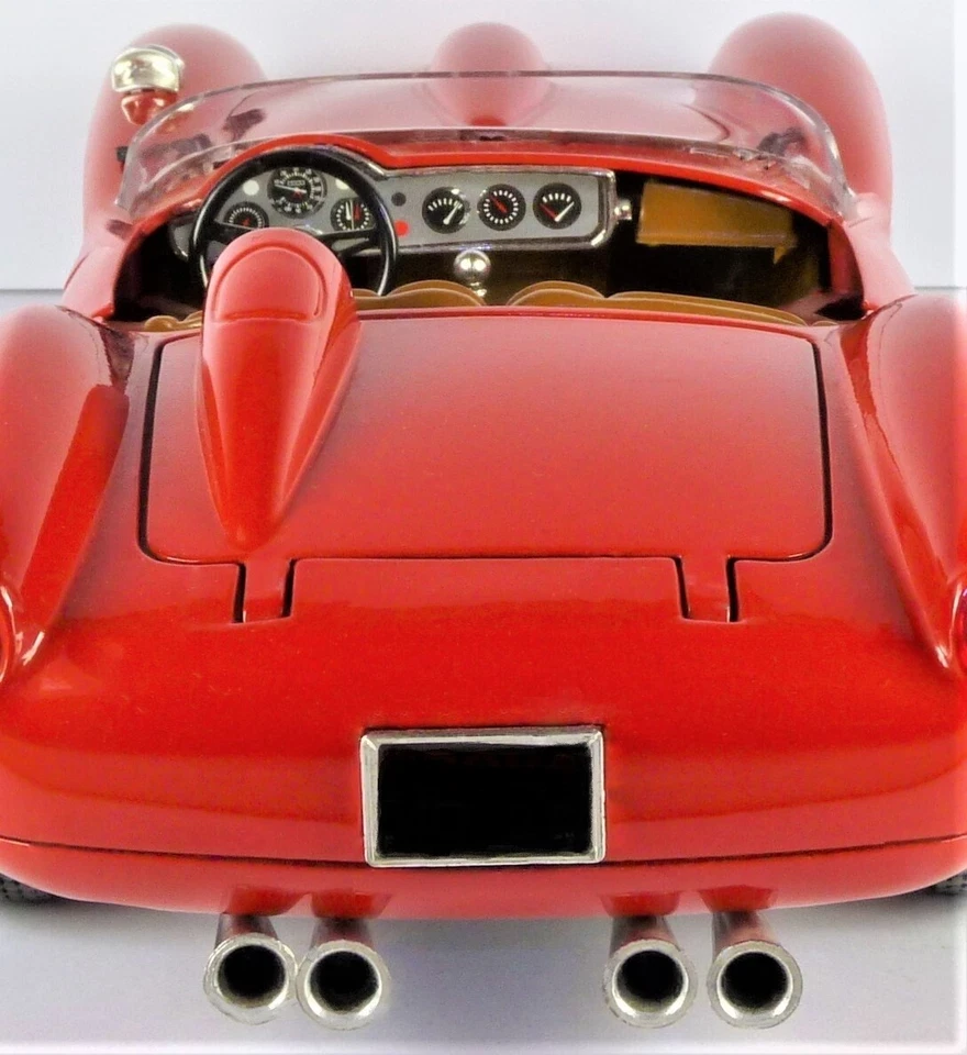 Ferrari Classic Custom Built Metal Body 1 18 Model Concept Hot Rod Race Car 12 - Image 3 of 4