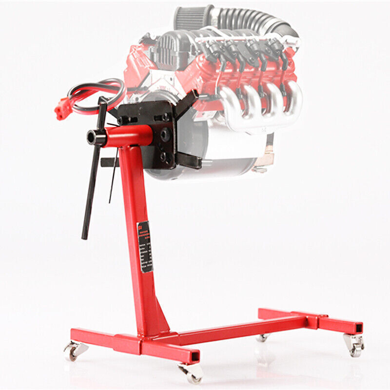 Stainless Steel V8 Motor Bracket Stand for TRX4 SCX10 RC Car Repair