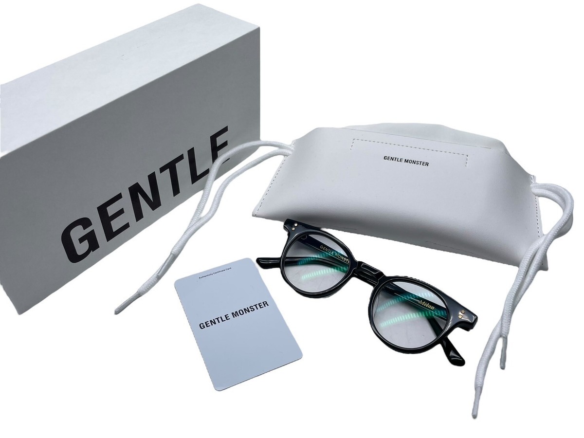 GENTLE MONSTER Milan Glasses Black Milan Oval Eyewear Eyeglasses
