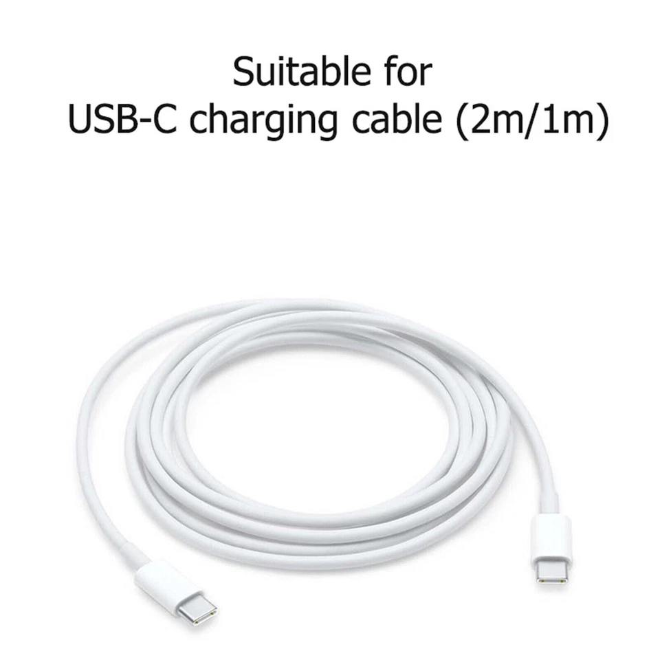 Charging Cable Organizer Charger Cover for NEW MacBook USB C Adapter 61W 96W Foto 4 de 4