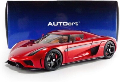 Finished Product AUTOart 1/18 Koenigsegg Regera Candy Red from
