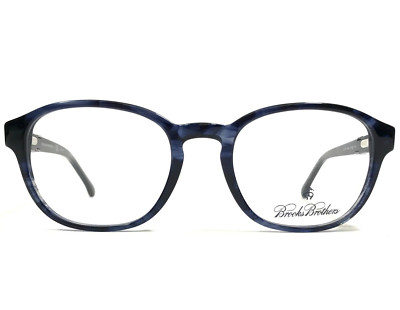 Brooks Brothers Eyeglasses Frames BB2024 6088 Black Smoke Blue 50-20-145
