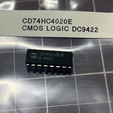 CD74HC4020E - Date Code 9422 - High Speed CMOS Logic 14-Stage Binary Count DIP