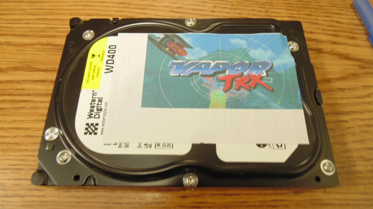 VAPOR TRX HARD DRIVE FOR AN ATARI JAMMA ARCADE GAME CIRCUIT BOARD