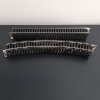 20 Rails Courbes Hornby Meccano HO - Voie Ferrée Vintage - Train électrique - Occasion