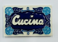 Creazioni luciano- GLOW IN THE DARK 4’’x2,3/4’’ Plaque.Made by Hand in Italy