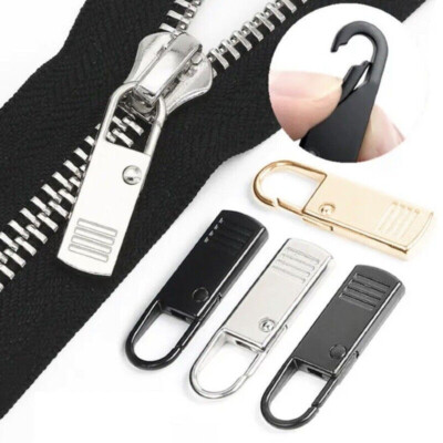 5X ERSATZ REPARATUR SET REIßVERSCHLUSSANHÄNGER PULL ZIPPER METALL REIßVERSCHLUß