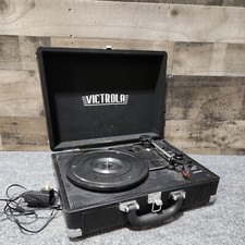 Victrola Portable 3-Speed Bluetooth Suitcase Turntable with Speakers - For Parts