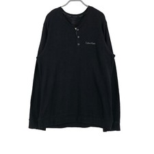 CALVIN KLEIN Men 1/4 Button Jumper Pullover Size M