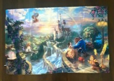 Beauty  The Beast Soft Pillow Cover 15" x 23" Pillowcase Childrens Bedroom