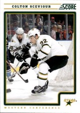 2012-13 Score Colton Sceviour #175 Dallas Stars