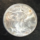 1990 Uncirculated American Silver Eagle US Mint Issue 1oz Pure Silver #N896