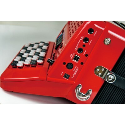 Roland FR-1XB RD V-Accordion Button Keyboard Type Red Built-in Amp