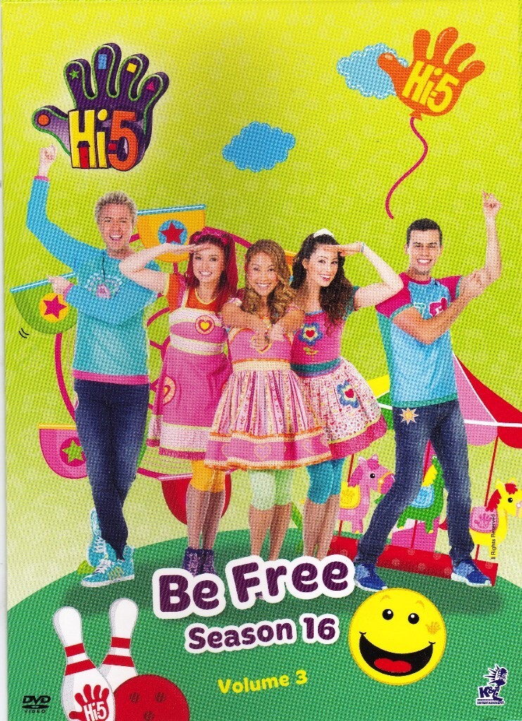 Hi-5 House Series 3 Season 16 Vol.3 Be Free DVD 2016 Australia TV