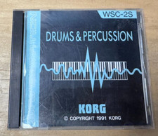 KORG Wavestation DATA CARDs -  WSC-2S (WPC-02 + WSC-02) Drums & Percussion