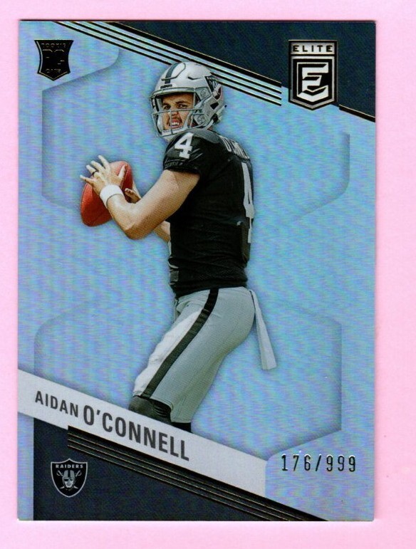2023 Panini Donruss Elite Aidan O'Connell RC #'ed 176/999 Raiders (FM500)