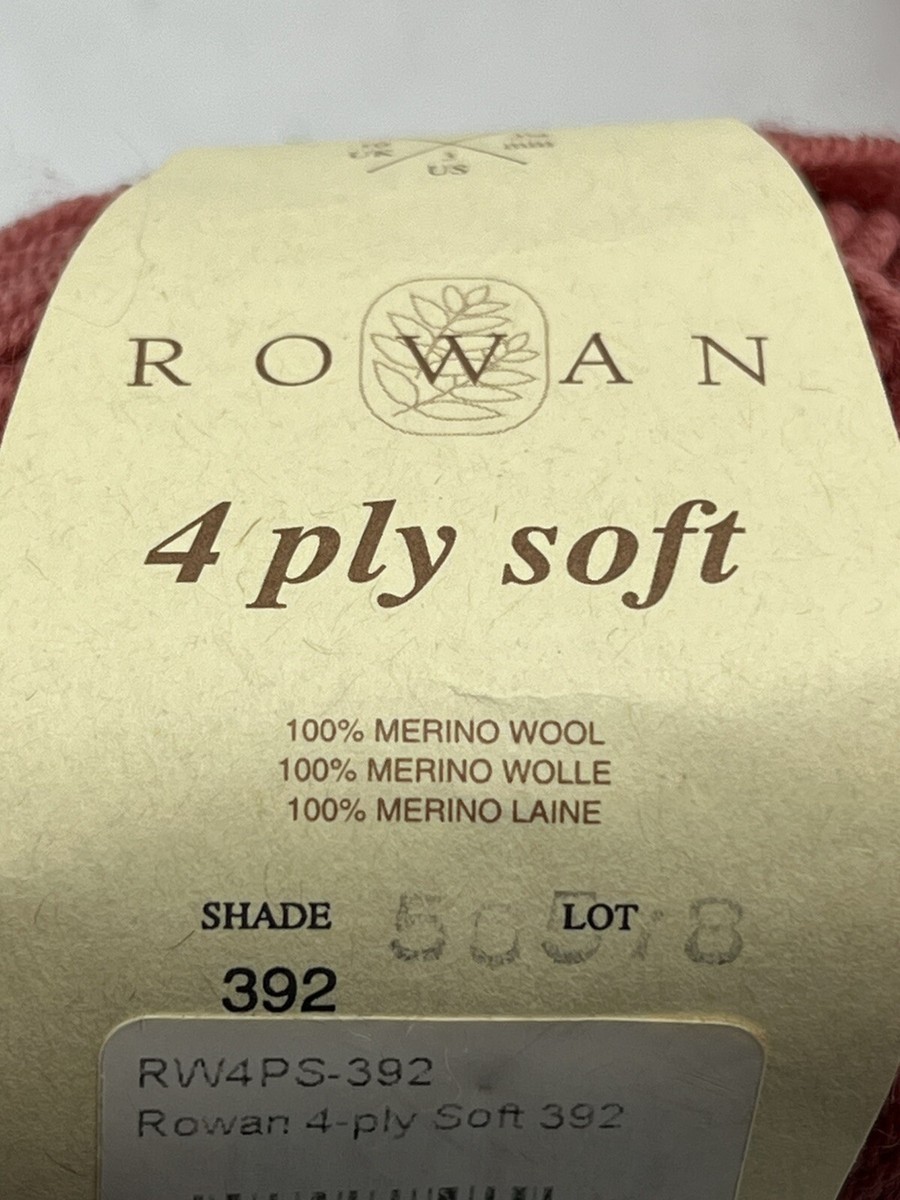 Rowan Ply Soft Yarn 100 Merino Wool 392 Sandalwood 50g 191