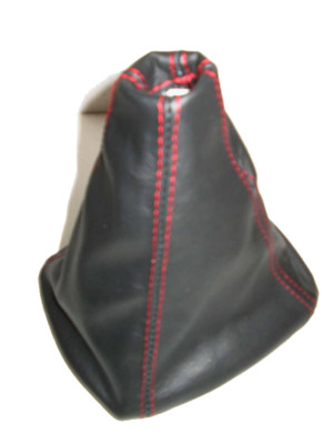 Fiat Grande Punto Evo SCHALTMANSCHETTE ECHT LEDER SCHWARZ