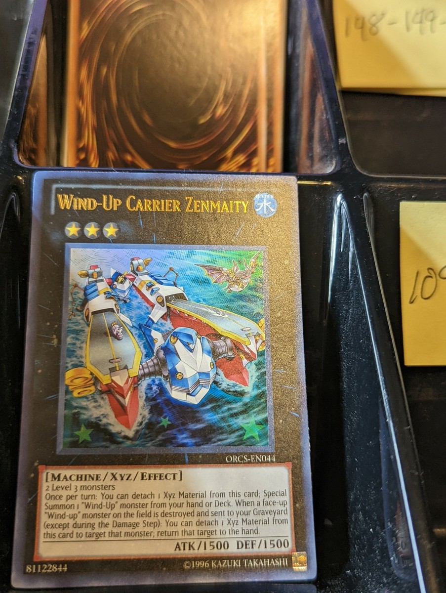 Yu Gi Oh Cards WIND-UP CARRIER ZENMAITY * (NM) ULTIMATE RARE 1ST