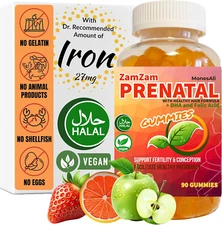 Zamzam Prenatal Vitamins, Halal Prenatal Vitamins for Women, Womens Multivitamin