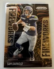 2025 Panini Prizm SAM DARNOLD #3 Fireworks Insert - Seattle Seahawks
